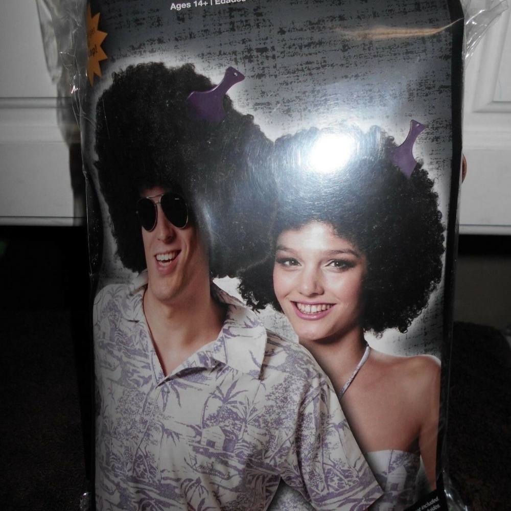 New Afro Wig Adult One size Dress Up Halloween African American